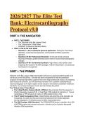 2026&sol;2027 Elite ECG Interpretation Test Bank&colon; Electrocardiography Protocol v9&period;0 &vert; Booth & O'Brien