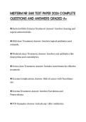 MIDTERM NR 568 TEST PAPER 2026 COMPLETE QUESTIONS AND ANSWERS GRADED A&plus;