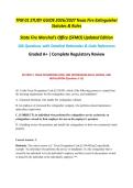 TFM 01 Study Guide 2026&sol;2027 &vert; Texas Fire Extinguisher Statutes & Rules &vert; SFMO Updated &vert; 100 Q&A with Code References &vert; Pass Guaranteed - A&plus; Graded