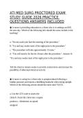 Complete ATI Med-Surg Proctored Exam study guide with practice questions&comma; verified answers&comma; and solutions for 2026 exam prep&period;