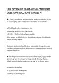 HESI 799 RN EXIT EXAM ACTUAL PAPER 2026 QUESTIONS SOLUTIONS GRADED A&plus;