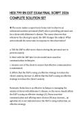 HESI 799 RN EXIT EXAM FINAL SCRIPT 2026 COMPLETE SOLUTION SET