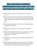 WGU C840 DIGITAL FORENSICS COMPREHENSIVE STUDY GUIDE 2026 FULL QUESTIONS AND SOLUTIONS GRADED A&plus;