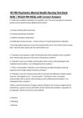 ATI RN Psychiatric Mental Health Nursing Test Bank 2026 &vert; NCLEX-RN MCQs with Answers