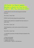 CPO Practice Test Bank &vert; Complete Questions & Answers for Exam Success Graded A&plus; 100&percnt; Pass Guaranteed &lpar;2026&rpar;