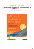 Test bank for Medical-Surgical Nursing&colon; Concepts for Clinical Judgment and Collaborative Care &lpar;Evolve&rpar; 11th Edition fully covered with test questions and answers graded A&plus;