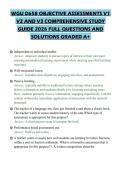 WGU D658 OBJECTIVE ASSESSMENTS V1 V2 AND V3 COMPREHENSIVE STUDY GUIDE 2026 FULL QUESTIONS AND SOLUTIONS GRADED A&plus;