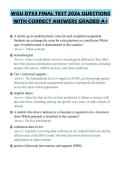 WGU D753 FINAL TEST 2026 QUESTIONS WITH CORRECT ANSWERS GRADED A&plus;
