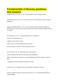 NURS Exam 1 questions and answers