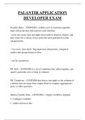 PALANTIR APPLICATION  DEVELOPER EXAM  QUESTIONS AND ANSWERS 2026
