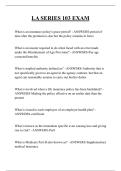 LA SERIES 103 EXAM QUESTIONS AND ANSWERS 2026
