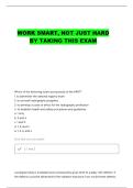 RAD 110 FINAL EXAM REVIEW QUESTIONS AND CORRECT ANSWERS