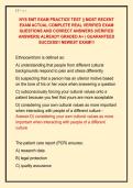 NYS EMT EXAM PRACTICE TEST &vert;&vert; MOST RECENT  EXAM ACTUAL COMPLETE REAL VERIFIED EXAM  QUESTIONS AND CORRECT ANSWERS &lpar;VERIFIED  ANSWERS&rpar; ALREADY GRADED A&plus; &vert; GUARANTEED  SUCCESS&excl;&excl; NEWEST EXAM&excl;&excl;&excl; 
