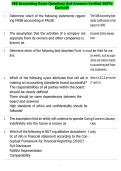 VEE Accounting Exam Questions And Answers Verified 100&percnt; Correct&excl;&excl;