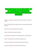 WGU D278 Units 8WGU D278 - Ch 04 - Scripting and Programming Foundations EXAM QUESTIONS AND ANSWERS&period;docx
