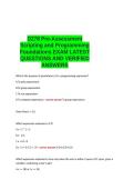 D278 Pre-Assessment Scripting and Programming Foundations EXAM LATEST QUESTIONS AND VERIFIED ANSWERS&period;