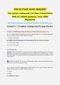 TFM 10 Study Guide 2026-2027 &vert; Texas Sprinkler Underground Fire Mains &vert; NFPA 24 & AWWA Standards &vert; 100 Q&A &plus; Code References &vert; Pass Guaranteed - A&plus; Graded