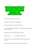 NUR 201 Sexuality STIS&comma; DEL TECH FINAL EXAM LATEST QUESTIONS AND VERIFIED ANSWERS 100- GUARANTEED PASS&period;