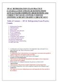 HVAC REFRIGERATION EXAM PRACTICE  &lpar;CANADA&rpar; LATEST UPDATE QUESTIONS FROM  ACTUAL EXAMS COMPLETE 100 QUESTIONS AND  CORRECT DETAILED ANSWERS &lpar;VERIFIED  ANSWERS&rpar; &vert;ALREADY GRADED A&plus;&vert;&vert;BRAND NEW&excl;&excl; 