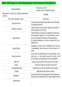 NUR 155 Exam 4 Test Questions with Answers Graded A&plus;