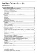 Samenvatting Inleiding Orthopedagogiek &lpar;SOW-PWB1290&rpar; &lpar;Cijfer 7&rpar;&colon; Handboek jeugdhulpverlening &plus; verplichte artikelen &plus; aantekeningen hoorcolleges