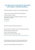 CON 1400V FINAL EXAM 2026-2027 QUESTIONS AND CORRECT ANSWERS GRADED A&plus;