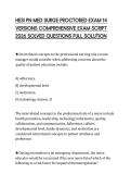HESI PN MED SURGE PROCTORED EXAM 14 VERSIONS COMPREHENSIVE EXAM SCRIPT 2026 SOLVED QUESTIONS FULL SOLUTION