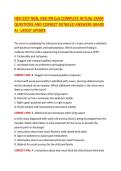 HESI RN Exit Exam NGN &ndash; Complete Exam Questions and Detailed Answers&comma; Latest Update &ndash; Nursing Licensure Preparation Material