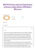 WGU C213 Final Exam &vert; Actual Exam Study Questions and Answers complete Solutions &vert; 2026 Updates &vert; 100&percnt; correct