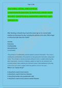 CULTURAL&comma; LEGAL&comma; AND ETHICAL  CONSIDERATIONS2026 QUESTIONS LATEST EXAM  SOLVED  QUESTIONS & ANSWERS VERIFIED 100&percnt;   GRADED A&plus; 