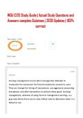 WGU C213 Study Guide &vert; Actual Study Questions and Answers complete Solutions &vert; 2026 Updates &vert; 100&percnt; correct