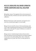 NCCCO DEDICATED PILE DRIVER OPERATOR TESTED QUESTIONS 2026 FULL SOLUTION GUIDE