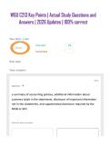 WGU C213 Key Points &vert; Actual Study Questions and Answers &vert; 2026 Updates &vert; 100&percnt; correct