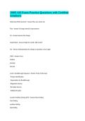 OMIS 442 Exam Practice Questions with Certified Solutions
