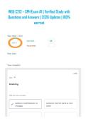 WGU C213 &ndash; SPH Exam &num;1 &vert; Verified Study with Questions and Answers &vert; 2026 Updates &vert; 100&percnt; correct