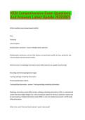 HESI Comprehensive Exam Questions and Answers Latest Update 2022&ndash;2023 Practice Test Bank Study Guide
