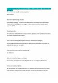Fundamentals of nursing NUR125 Exam 1 Study Guide Questions and Answers&period;
