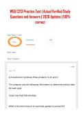 WGU C213 Practice Test &vert; Actual Verified Study Questions and Answers &vert; 2026 Updates &vert; 100&percnt; correct