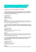 ATI Comprehensive Practice B2026&sol;2027 &sol;RN ATI Capstone Proctored Comprehensive Assessment &comma; Questions&comma; answers and Rationales All verified