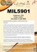 MIL5901 Assignment 1 &lpar;COMPLETE ANSWERS&rpar; 2026 - DUE 4 July 2026