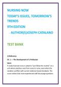 Nursing Trends Test Bank 2026 &vert; Catalano Nursing MCQs &vert; Professional Nursing Study Guide &vert; NCLEX Nursing Questions &vert; Nursing Now 9th Ed