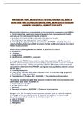 NR 668 CEA FINAL EXAM UPDATE PSYCHIATRIC-MENTAL HEALTH CAPSTONE PRACTICUM & INTENSIVE FINAL EXAM QUESTIONS AND ANSWERS GRADED A&plus; NEWEST 2026-2027&excl;&excl;
