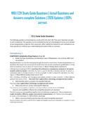 WGU C211 Study Guide Questions &vert; Actual Questions and Answers complete Solutions &vert; 2026 Updates &vert; 100&percnt; correct