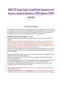 WGU C211 Study Guide &vert; Actual Study Questions and Answers complete Solutions &vert; 2026 Updates &vert; 100&percnt; correct