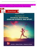 Test Bank for Foundations of Physical Education&comma; Exercise Science&comma; and Sport&comma; 21st Edition by Jennifer L&period; Walton-Fisette & Deborah A&period; Wuest &vert; Verified Chapters 1-15 Complete &vert; Q&A with Rationales &vert; A&plus; Grade