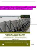 Test Bank for Hazard Mitigation and Preparedness&colon; An Introductory Text for Emergency Management and Planning Professionals&comma; 3rd Edition by Dylan Sandler & Anna K&period; Schwab &vert; Verified Chapters 1-13 Complete &vert; Q&A with Rationales &vert; A&plus; Grade 