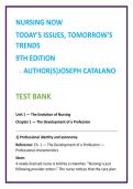 Catalano Nursing Trends Test Bank 9th Ed &vert; NCLEX Questions&comma; Professional Nursing MCQs&comma; Nursing TestBank2026 Study Guide