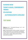 Catalano Nursing Trends Test Bank 9th Ed &vert; Professional Nursing MCQs &vert; NCLEX Questions &vert; Nursing TestBank2026 Study Guide