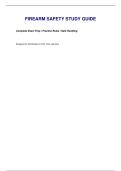 Firearm Safety Study Guide &ndash; Practice Questions and Key Safety Concepts