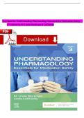 Test Bank for Understanding Pharmacology&colon; Essentials for Medication Safety&comma; 3rd Edition by M&period; Linda Workman & Linda A&period; LaCharity &vert; Verified Chapters 1-29 Complete &vert; NCLEX&reg;-Style Q&A with Rationales &vert; A&plus; Grade 